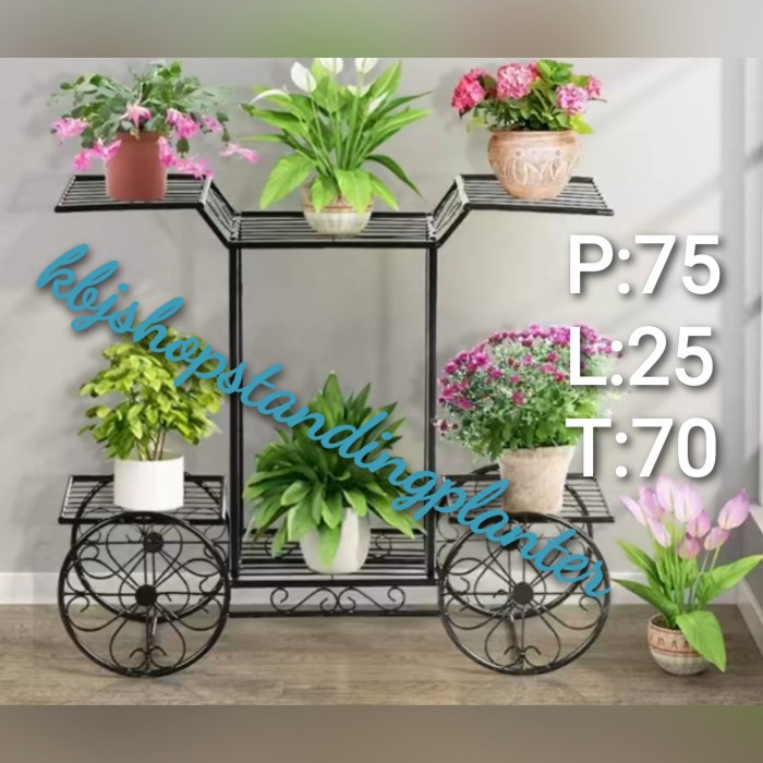Rak Tanaman - Standing Pot/Standing Planter/Dudukan Rak Tanaman/Kbj Shop 55555244688
