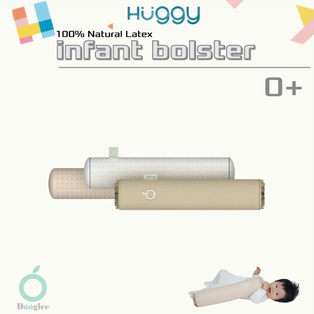 Dooglee Infant Bolster Natural Latex Guling Bayi Newborn