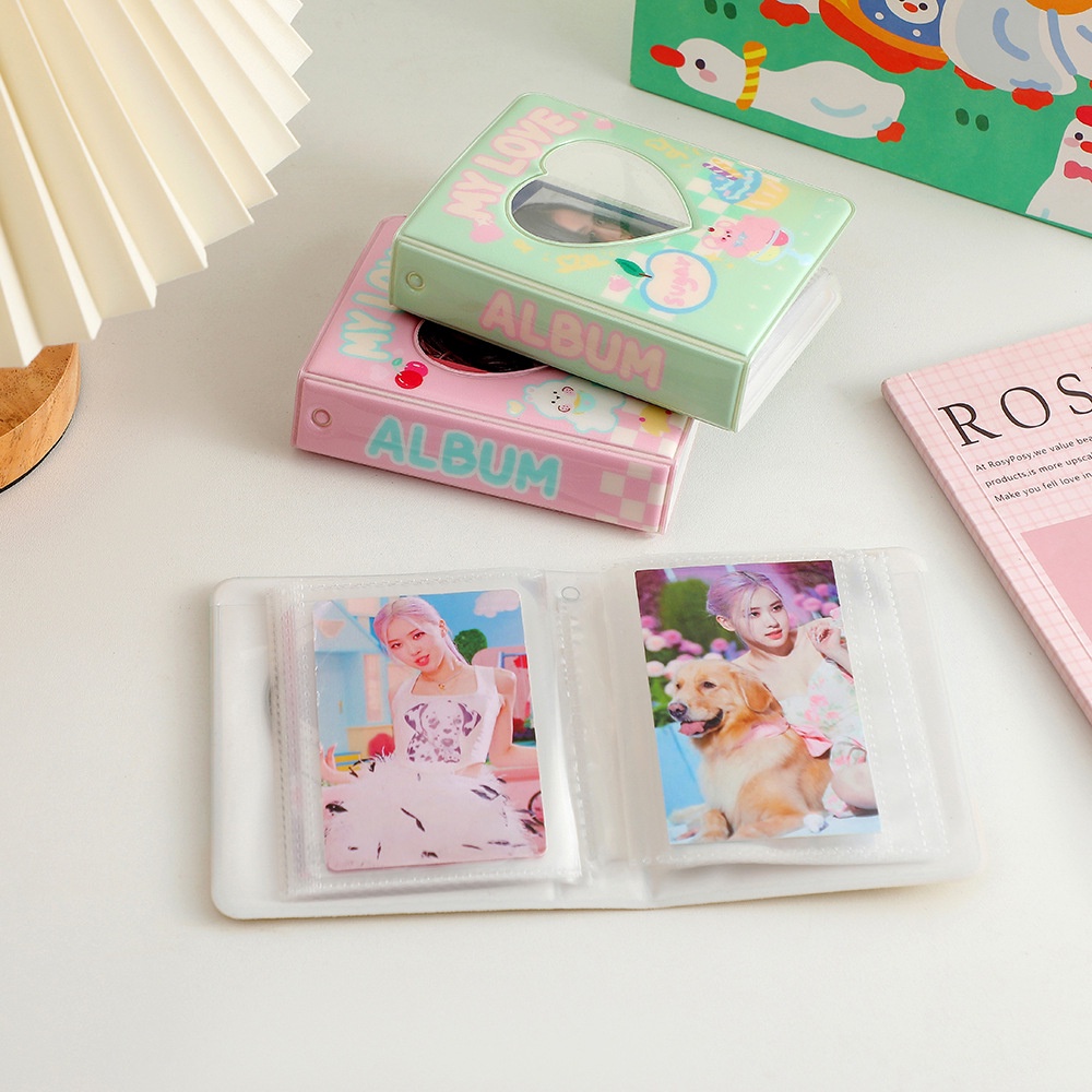 Album Foto Macaron 3inch 40slot Album KPOP Tempat Foto Koleksi Penyimpanan Kartu Buku