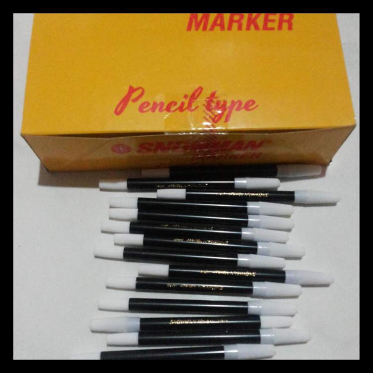 

Spidol Kecil Snowman Pencil Type - Hitam Grosir Termurah