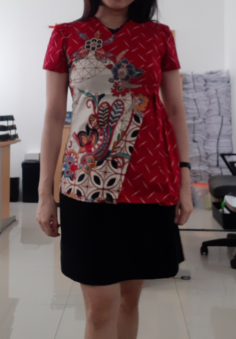 Batik Wanita - Atasan Blouse Batik Wanita Fashion 309