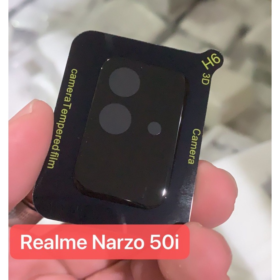 REALME NARZO 50 50A 50i PREMIUM FRAME CAMERA 3D ROUND EDGE KAMERA