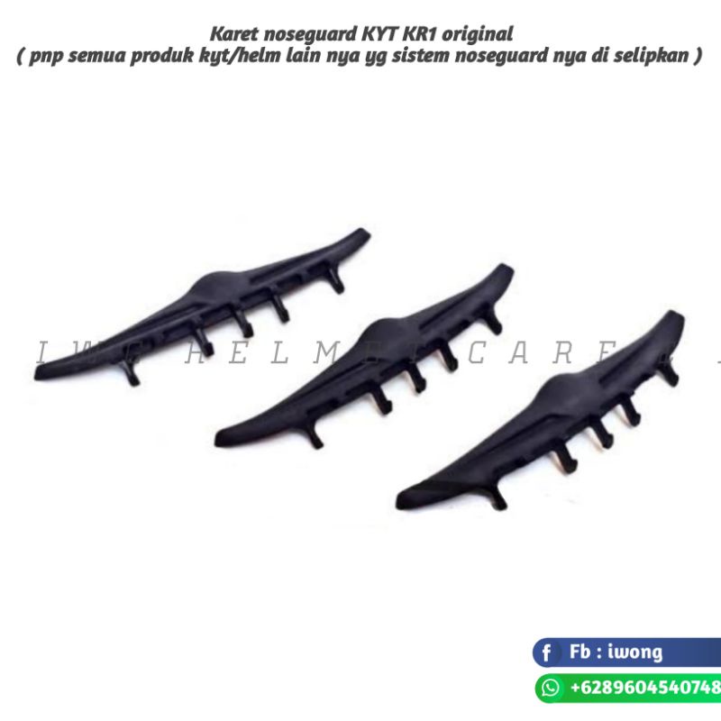 karet hidung helm nose guard helm kyt kr1