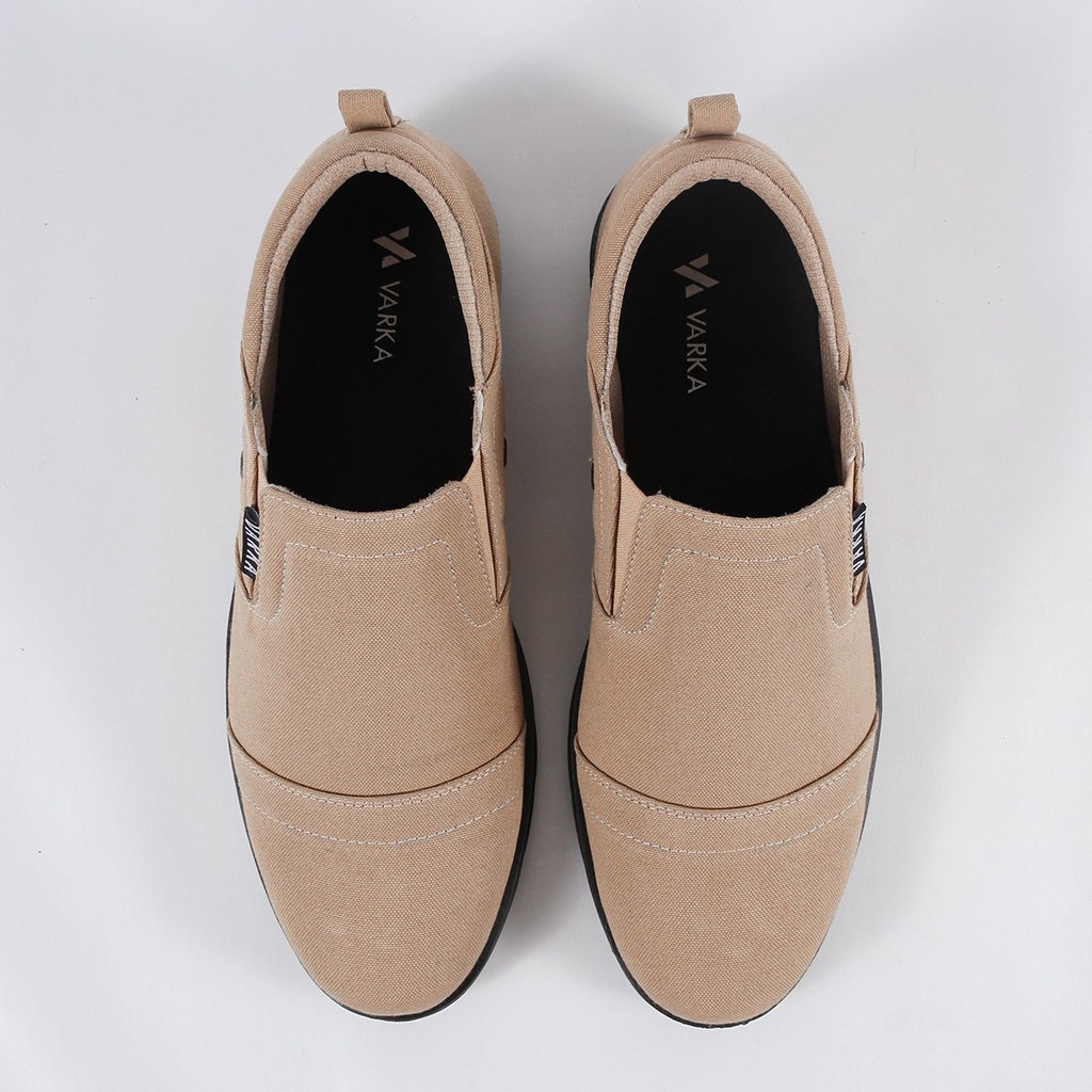 Sepatu Slip On Pria V 4468  Model Terbaru Brand Varka Sepatu Casual Santai Jalan Murah Berkualitas