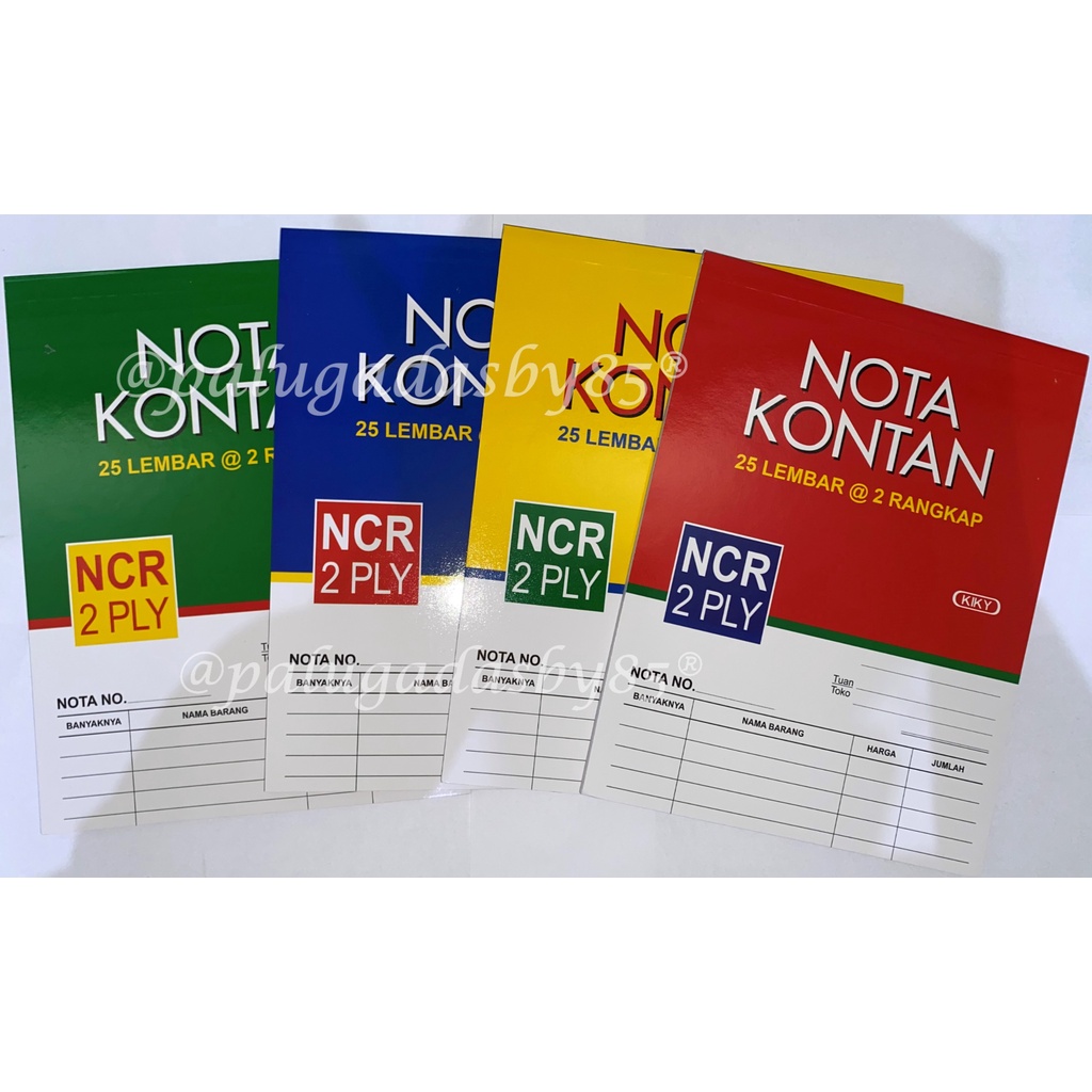 

(1 Biji) KIKY Buku Nota Kontan KIKY Besar 2 Ply / Nota Kontan Besar 2 Rangkap KIKY / Nota Kontan Kiky B2