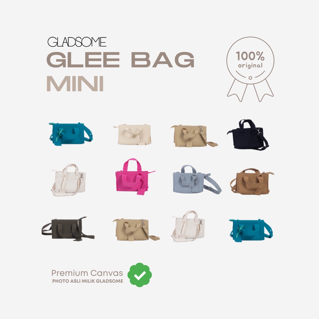 GLEE BAG - MINI // Canvas Bag GLADSOME - Tas Selempang