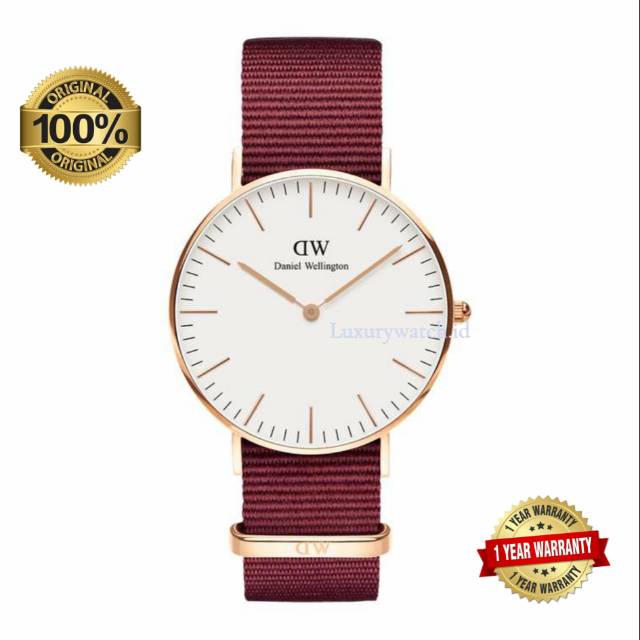 [ ORIGINAL ] DW | Daniel Wellington CLASSIC ROSSLYN | Jam Tangan Pria | Jam Tangan Wanita