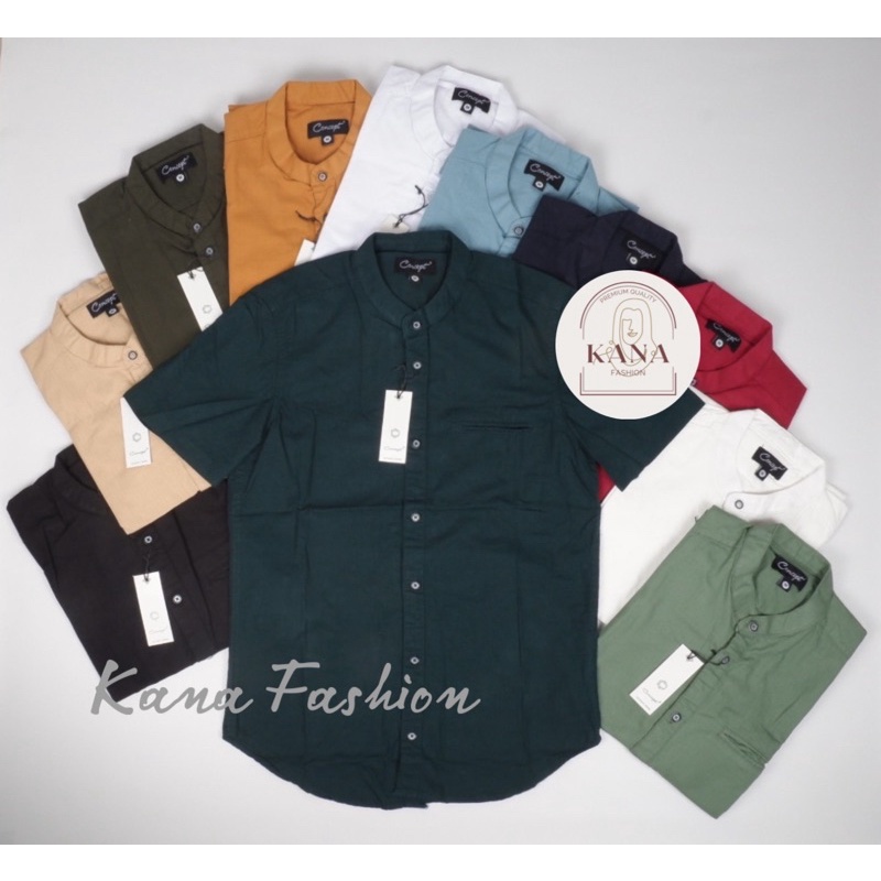 kemeja concept shanghai kancing full / kemeja kemko concept  / kemeja shanghai