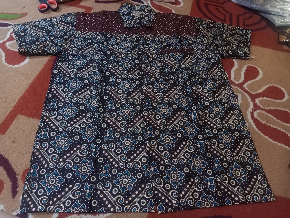 Kemeja Hem Batik Terviral Original No Kw Ready Seragam Harga Grosir