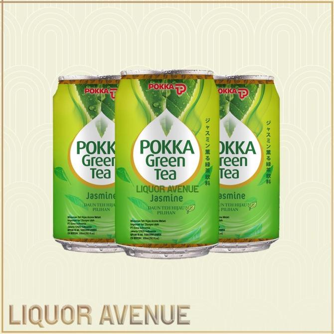 

(BISA COD) Pokka Green Tea Jasmine Can 300 ml - 3 Kaleng PROMO Kode 1032