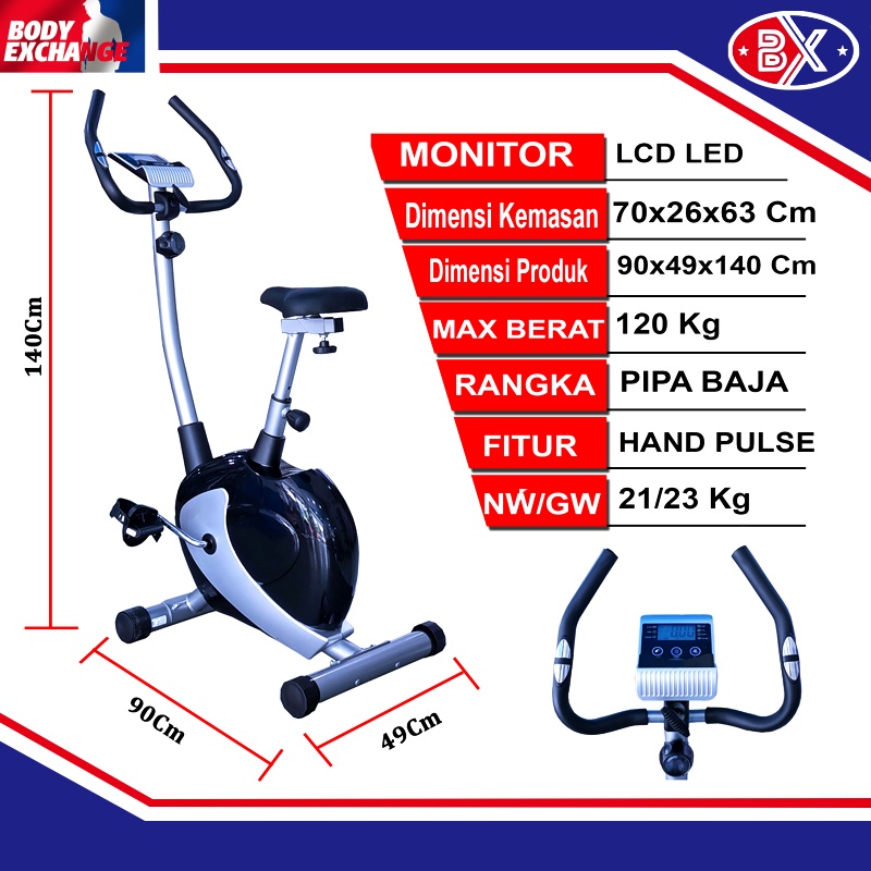 Sepeda Statis TL 8208 Spinning Bike Original  - Alat Fitness - Alat Olahraga - Alat gym - Sepeda Fit