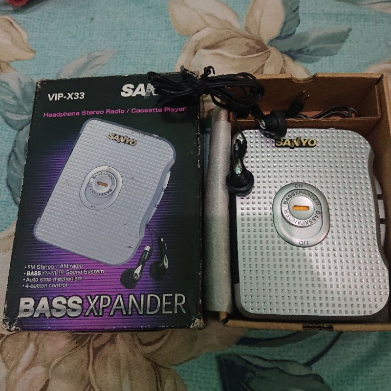 walkman Kaset Sanyo VIP-X33 Baru