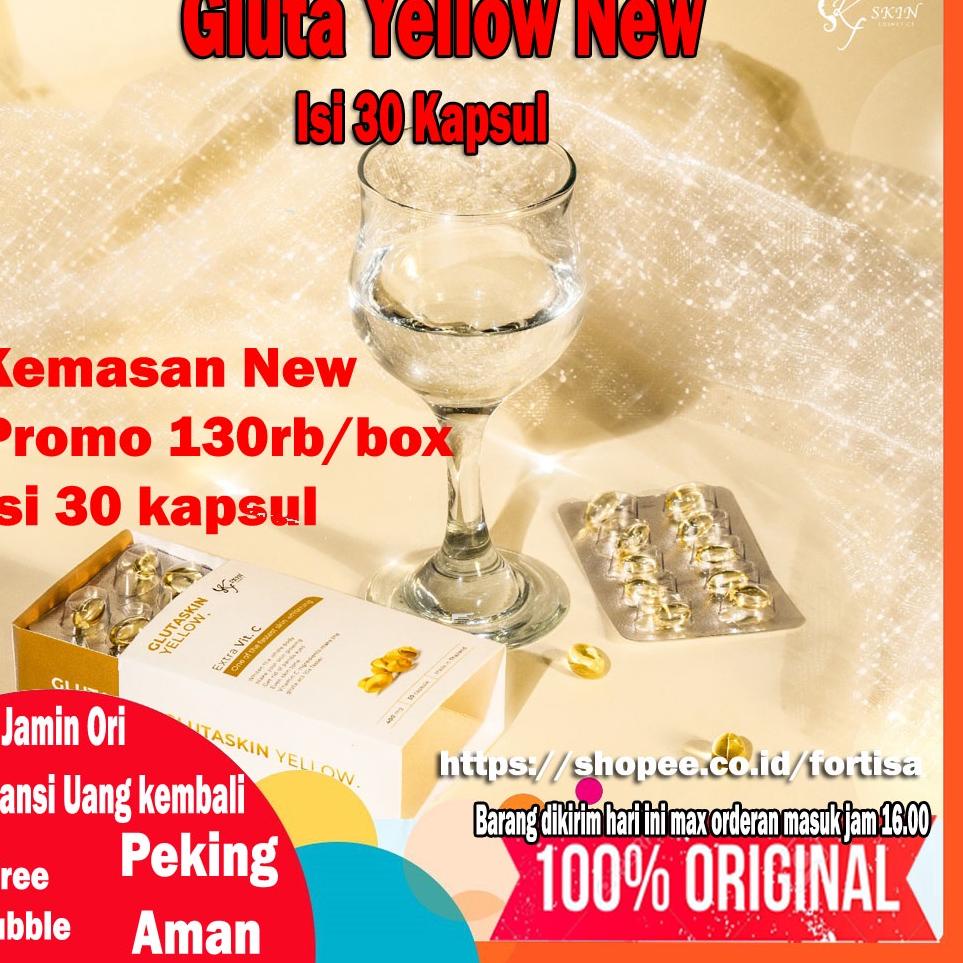 YF414 Glutaskin Gluta Skin Yellow LCBEAUTY LC BEAUTY PEMUTIH KULIT Original Barang Super