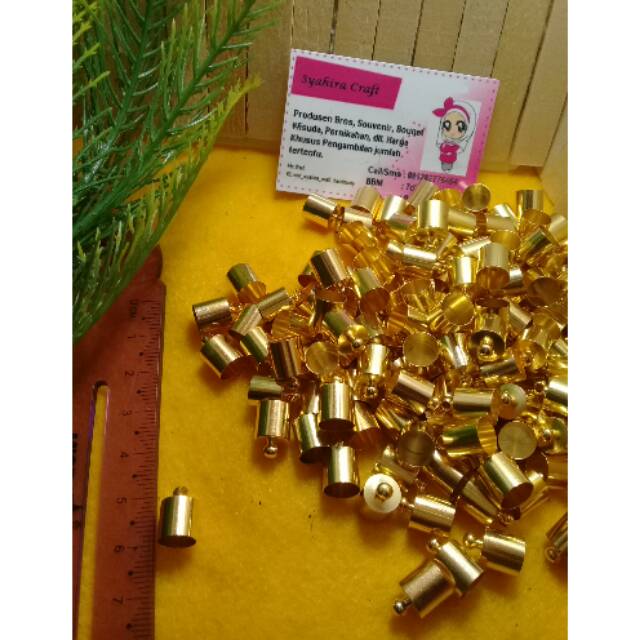 

PROMO!!!!lonceng gold ukuran 1cm harga perlusin