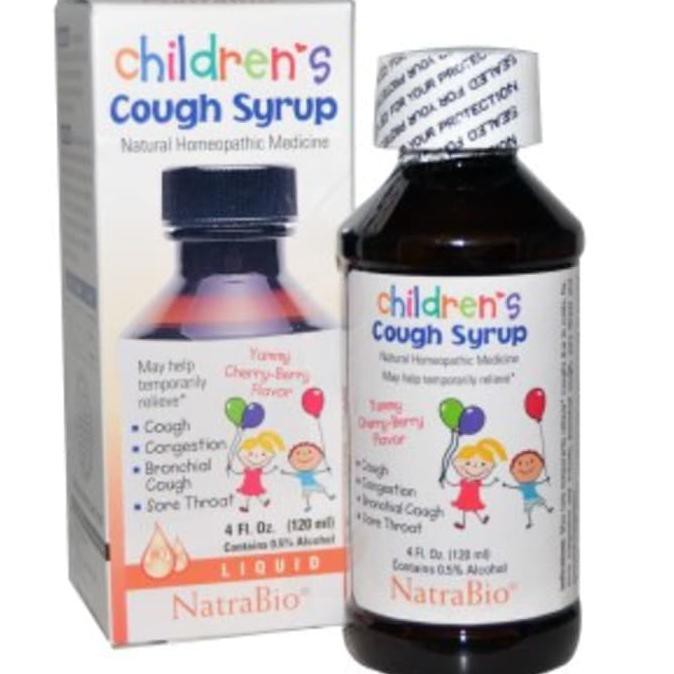 NatraBio Natra Bio Children's Children Childrens Cough Syrup Yummy Che