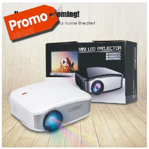 Infocus Mini Projektor Cheerlux C6 C-6 C 6 Infokus Nobar Sepak Bola stock ada