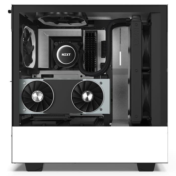 NZXT H510i With Type-C Port Casing PC - Matte White