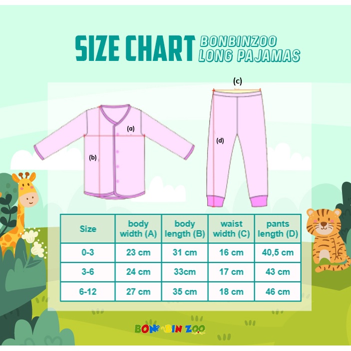 BONBINZOO SETELAN BAJU ANAK POINTELLE PIYAMA BAJU TIDUR ANAK  SNI 0-12