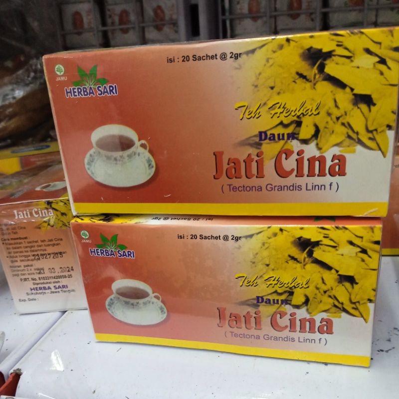 

herba sari teh herbal daun jati cina 20s