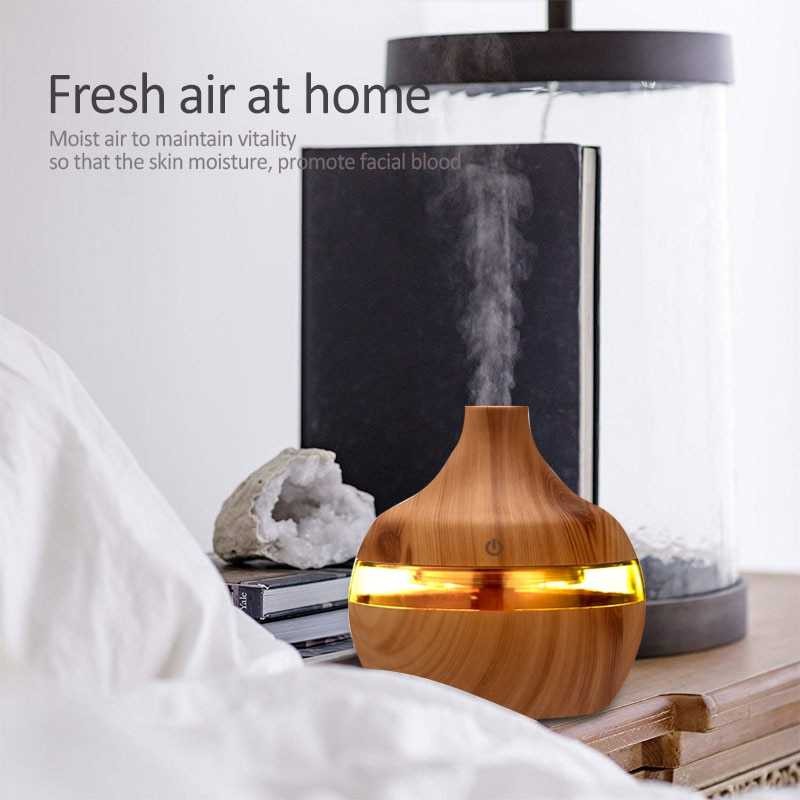 Ultrasonic Humidifier Diffuser Aroma Essential Oil 300ml Humi Aromaterapi Humidifer Aromatherapy