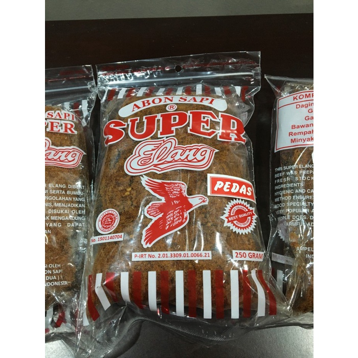 

ABON- ABON SAPI SUPER CAP ELANG 250 GRAM (PEDAS) -MAKANAN-KERING.