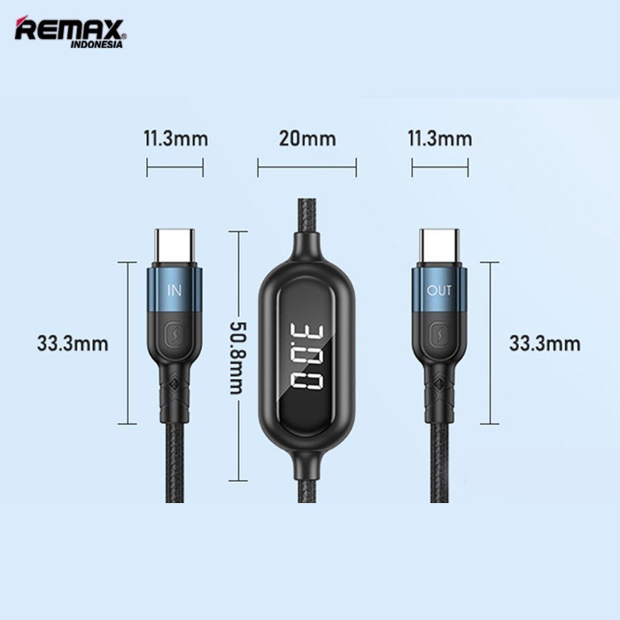 Remax 60W High Power Smart Display Data Kabel RC-193a 100% Original