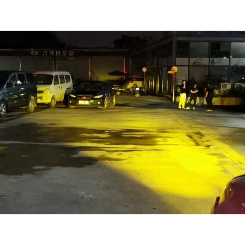 Lampu Sorot Laser Led Dua Warna Hi/Lo Untuk Sepeda Motor Dan Skuter