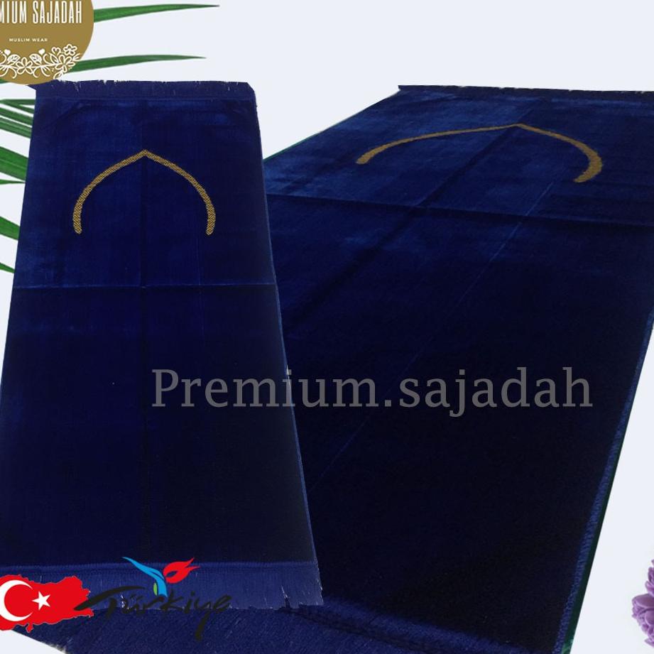 ✫ Sajadah Turkey Turkiye Motif Polos Minimalis Midi Premium Sajadah Turki Sejadah Travel Travelling 