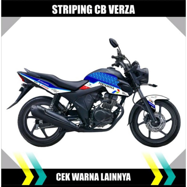 Striping lis motor CB Verza Mandalika/STICKER HONDA CB150 VERZA NEW