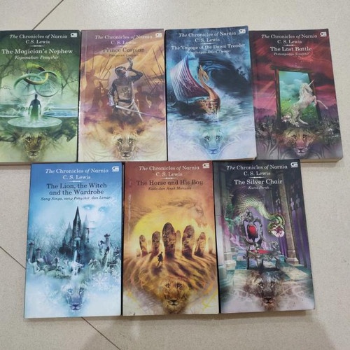 [INDONESIA] BUKU NOVEL THE CHRONICLES OF NARNIA 7 SERI - CS LEWIS [ORIGINAL]