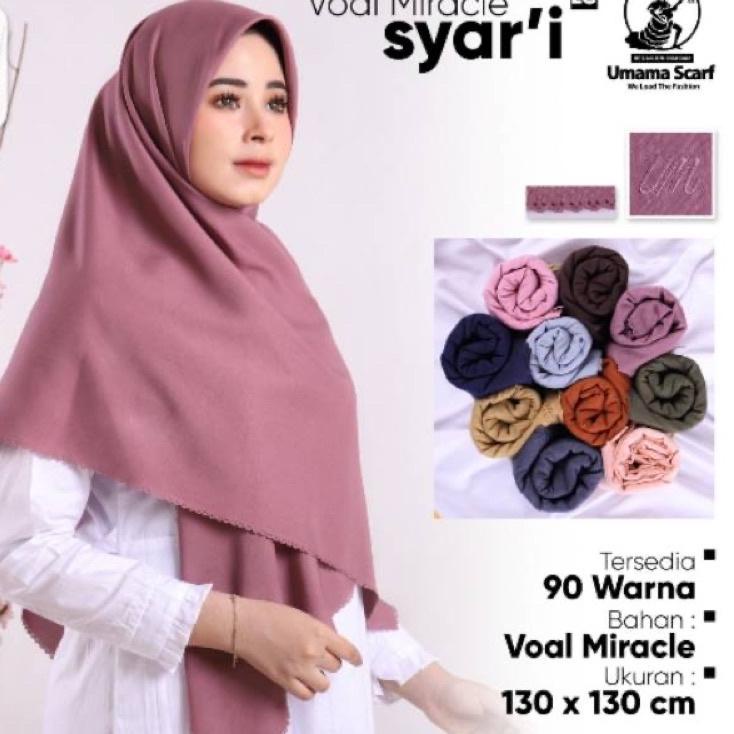 ♥ JUMBO SYAR'I VOAL PREMIUM BASIC VOAL/VOAL MIRACLE LC UMAMA