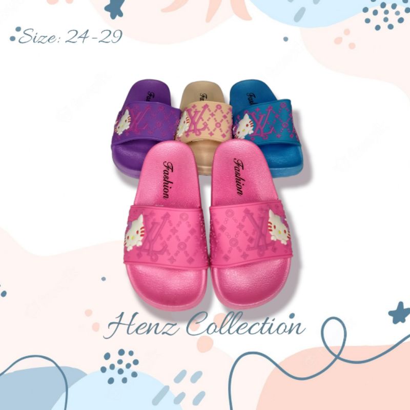 Sandal Anak Selop Perempuan / Sandal Selop Anak Perempuan Model  Hello Kitty