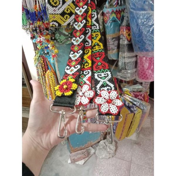 tali tas manik lebar kecil