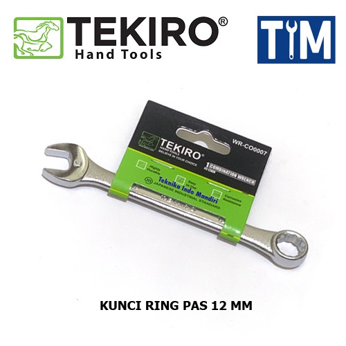 TEKIRO Kunci Ring Pas 12 MM