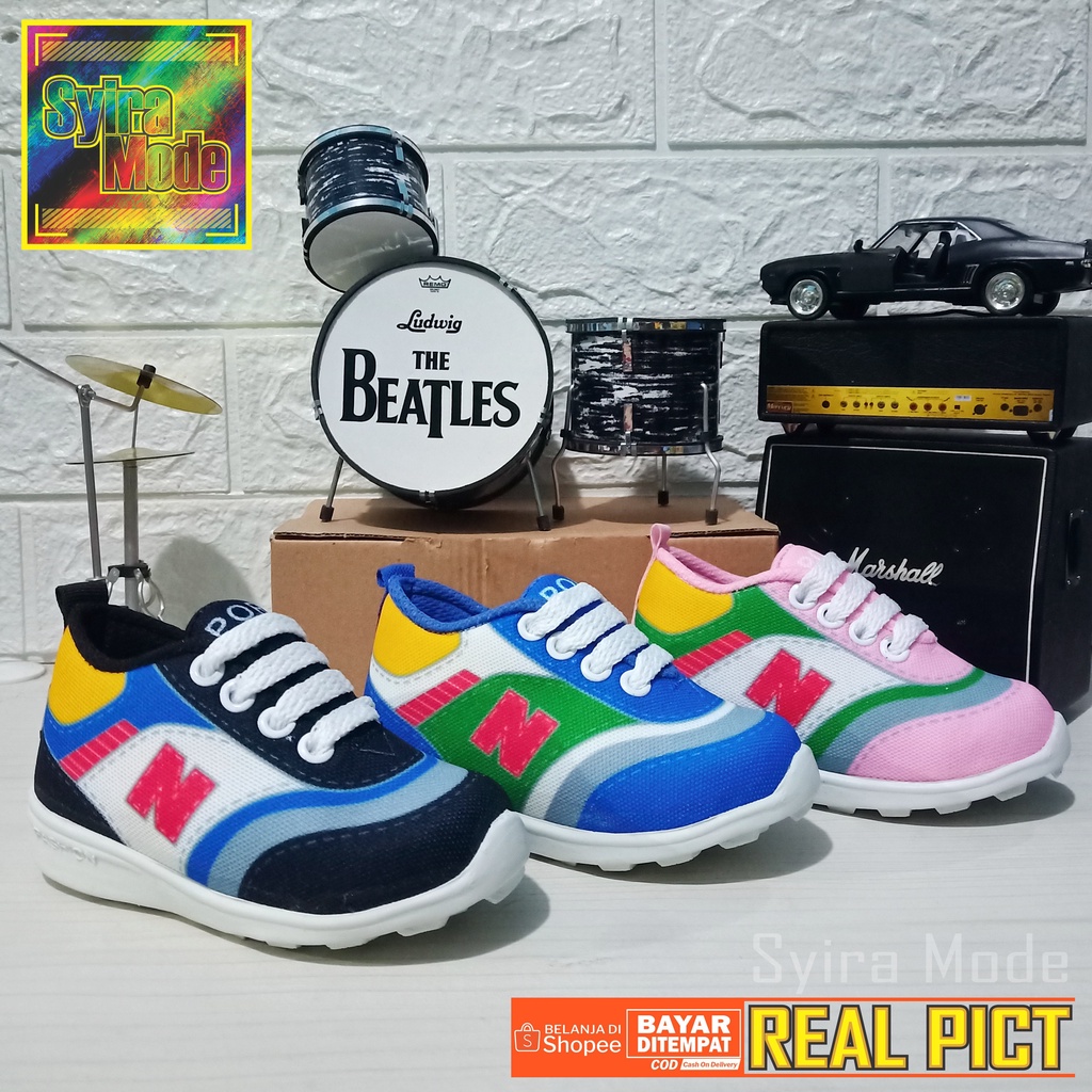Sepatu Anak Laki-Laki &amp; Anak Perempuan / Sepatu Anak Usia 1 - 3 Tahun / Sneakers Sport Cassual