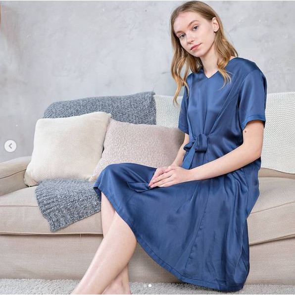 Cielyn - Ann Organic Silk Dress Homewear