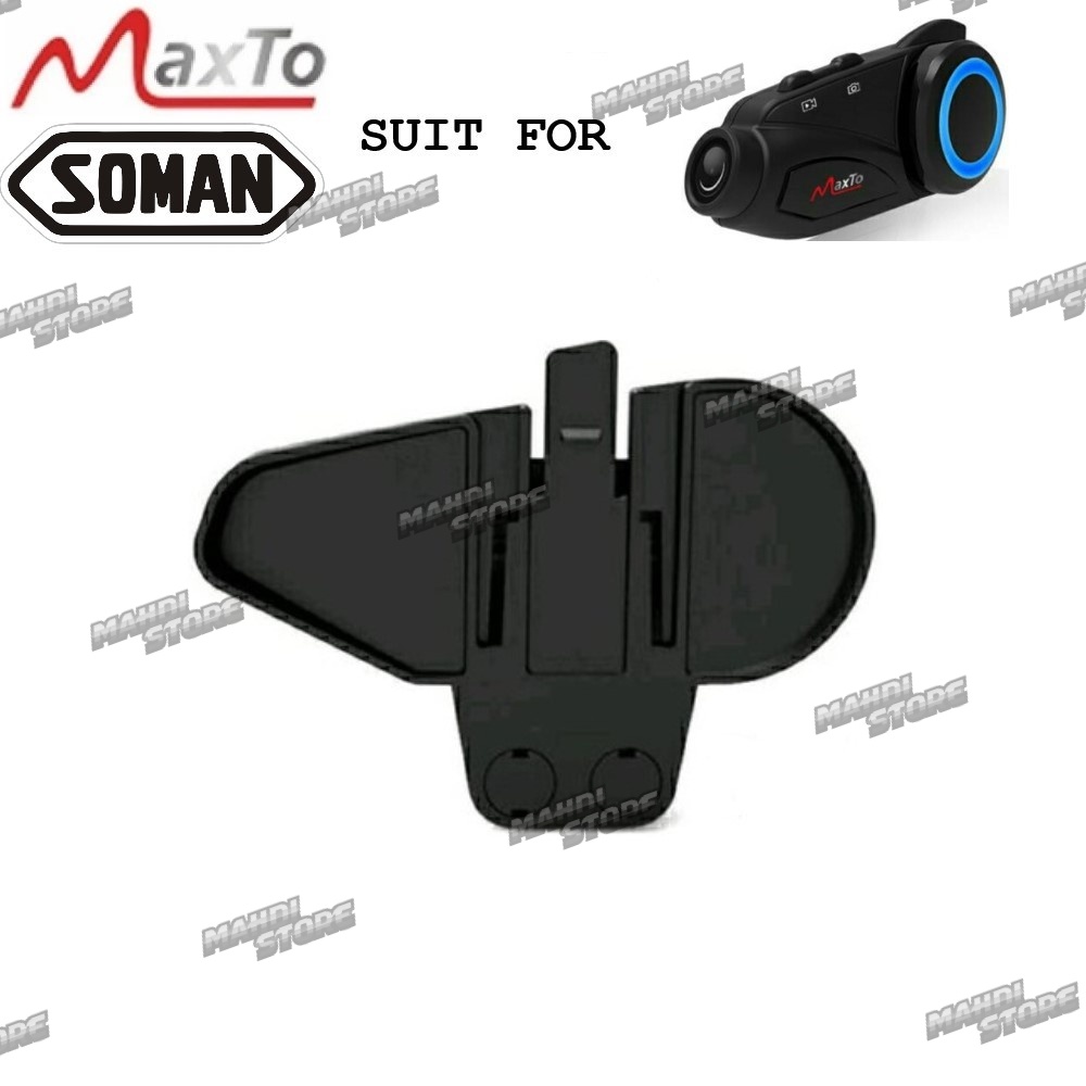 Bracket Breket Clamp Kit Clip Klip Mounting 3M Tempel Bluetooth Intercom Helm Maxto Soman M3 M2 Not Ejeas TMAX Parani Sena Packtalk