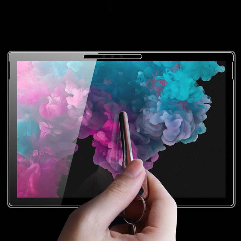 2pcs Pelindung Layar Tempered Glass Hd Anti Blue Untuk Microsoft Surface Pro 4 5 6 7x2021 13 12.3 Go 2 3 13.5 10.0