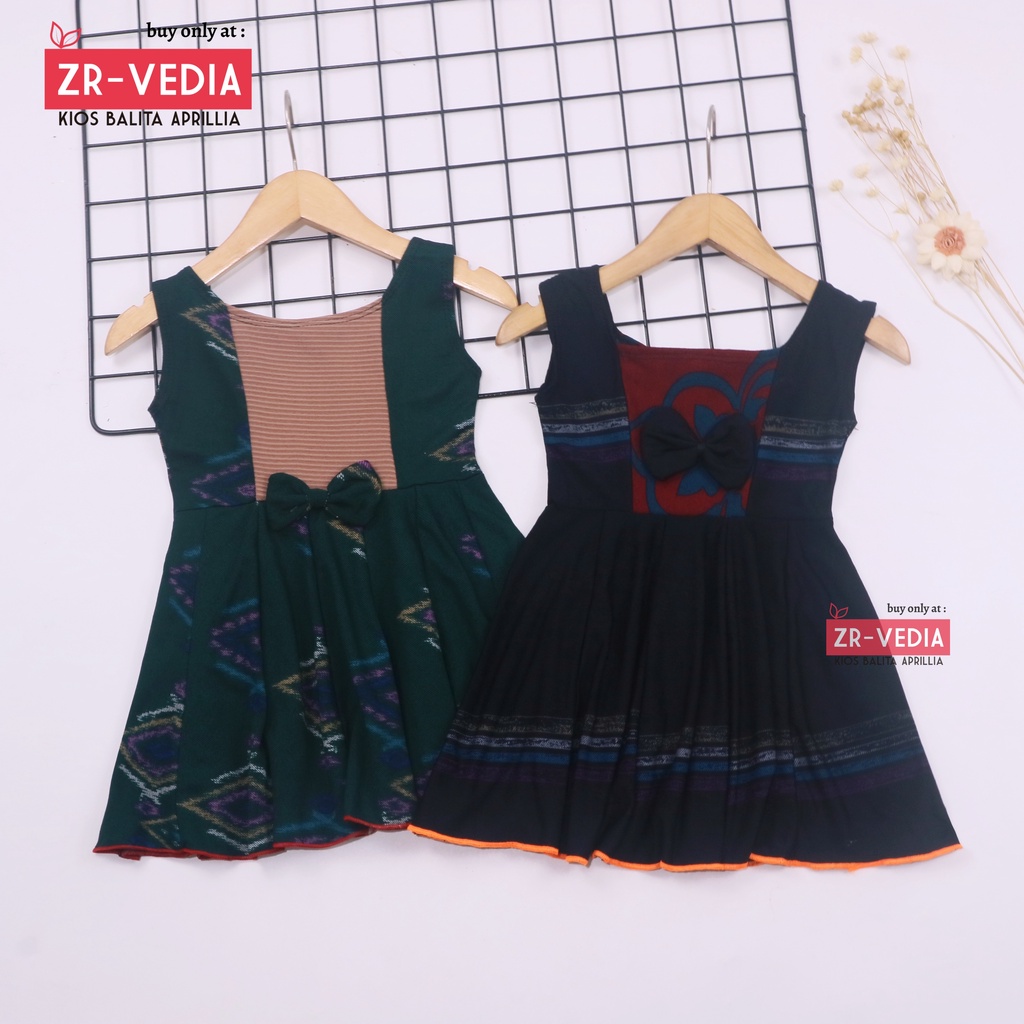 (BATIK) Dress Clairine Bayi - 3 Tahun / Baju Fashion Pesta Dres Anak Perempuan Bayi Yukensi Adem