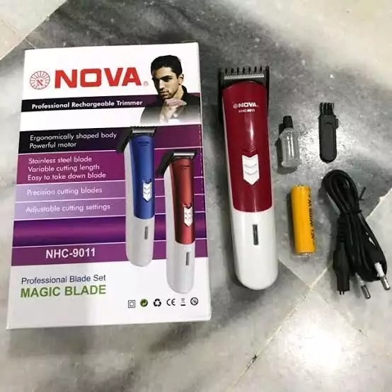 Promo Terbaru!!! Hair Clipper Trimmer Nova NHC-9011 Alat Cukur Pangkas Potong Rambut - 1 Set Berkualitas