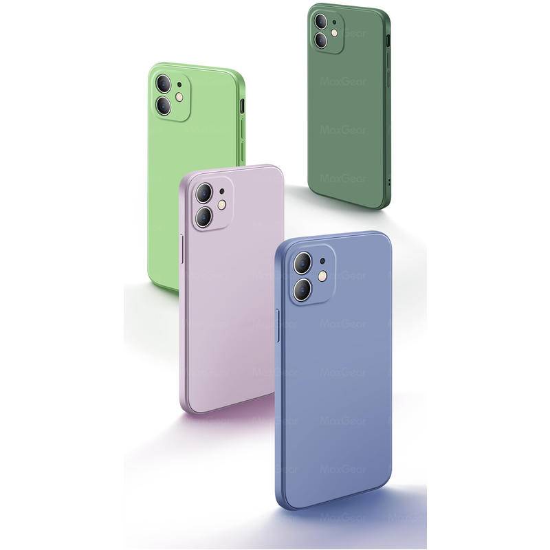 Soft Case Silikon Warna Polos Untuk Iphone 12 13 Pro Max Mini Iphone 12 13