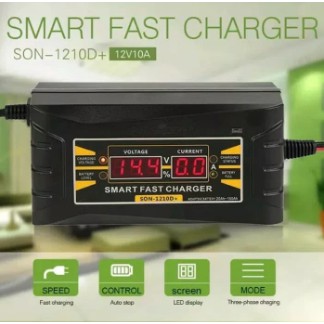 Charger Accu Cas aki 12 Volt 6 Amper 12 V 6 A Merk Souer