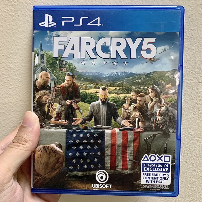 Kaset Far Cry 5 Ps4 Playstation 4 Ps 4 Far Cry5 Farcry 5 Farcry5 Ps5 Playstation Ps 5 Game bluray di