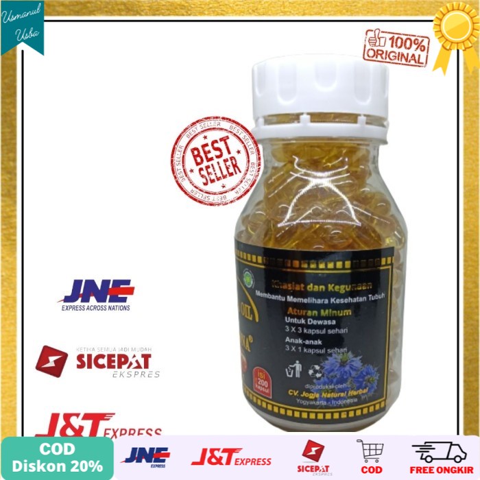 

◾COD◾ Habbatusaudah oil extra propolis trigona isi 200