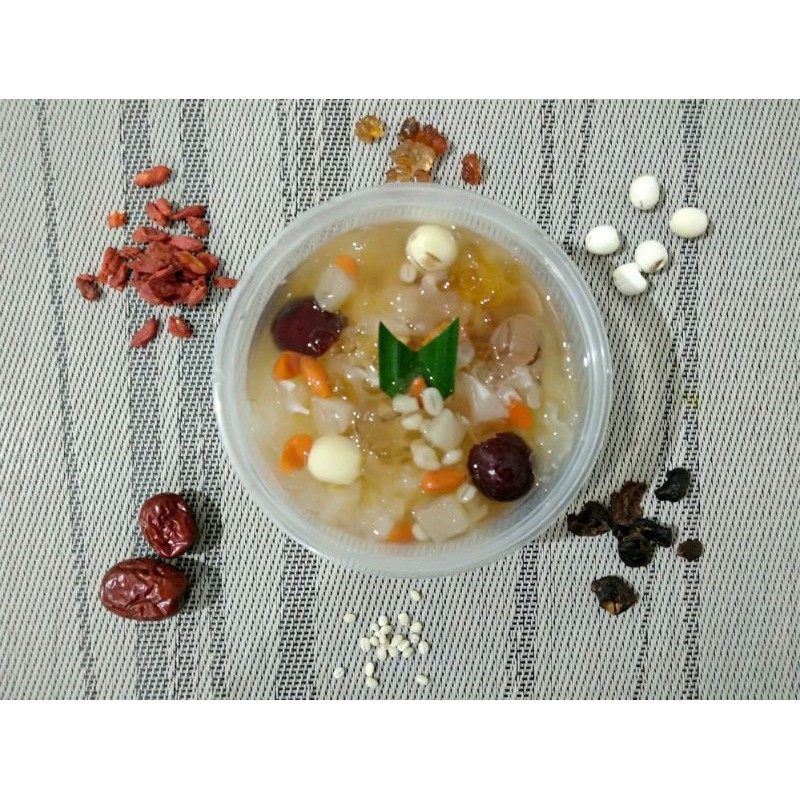 

peach gum dessert original matang 9 bahan - Bandung