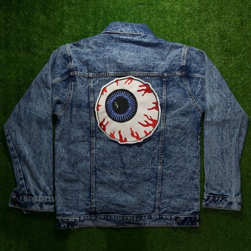 Backpatch/Patch Bordir Besar Mata Satu/Emblem Bordir Punggung Lucu