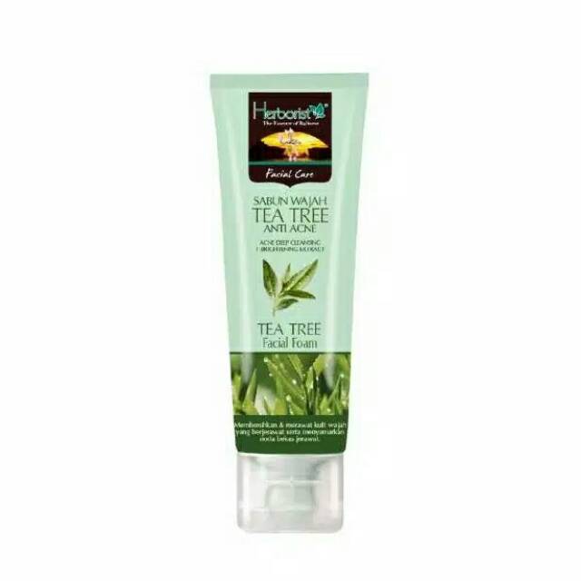 ❤️GROSIR❤️ Herborist Sabun Wajah Tea Tree Anti Acne 80g