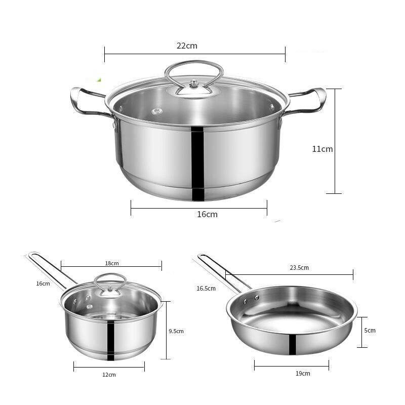 BISA COD Panci Steamer Tutup Kaca Isi 5 Pcs Serbaguna peralatan masak / panci set TERBARUt Alat Masak Serbaguna Anti Karat Tahan Lama Tutup Kaca Dan Stainless