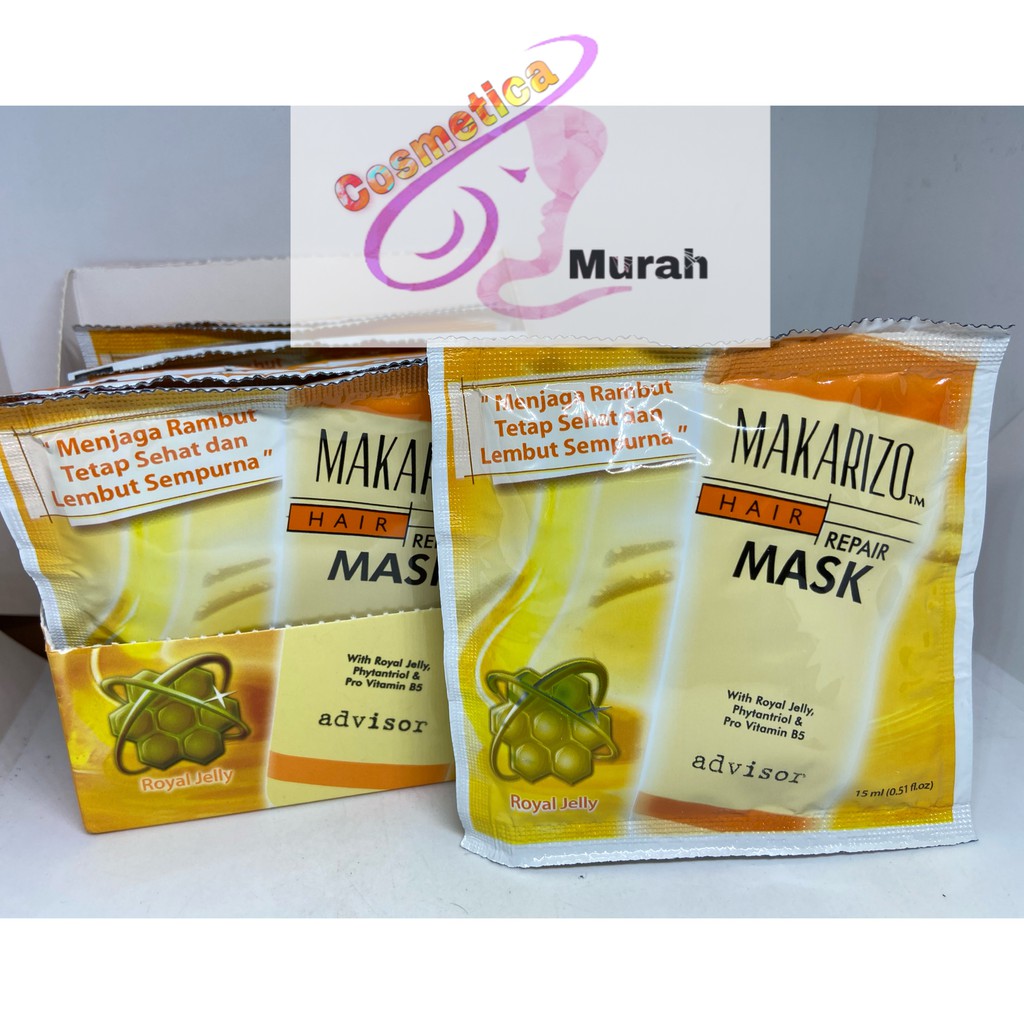 [ 15 ml ] makarizo advisor hair repair mask / masker sachet advisor hair repair mask