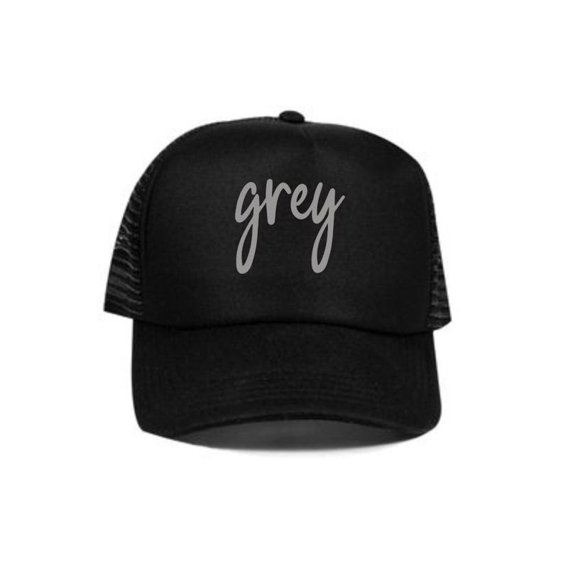 Topi Trucker grey